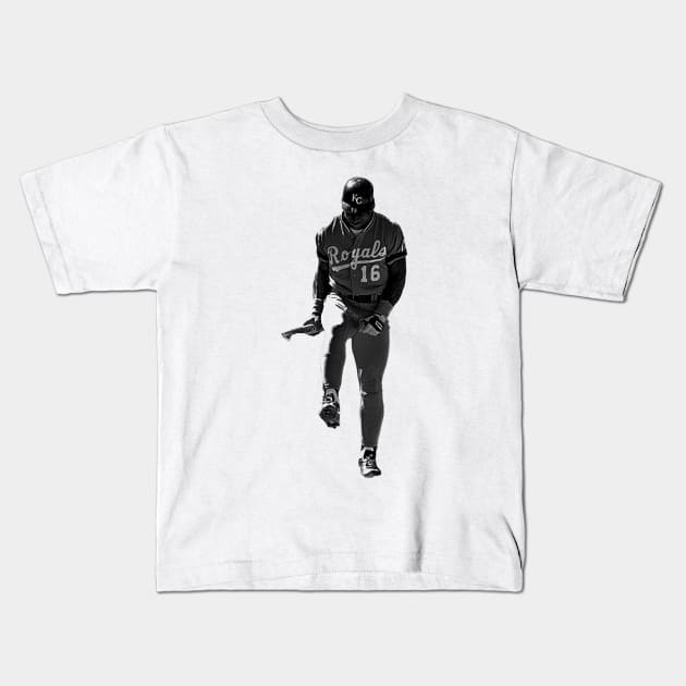 Bo Breaker Jackson - Pencil Drawing Kids T-Shirt by Zluenhurf